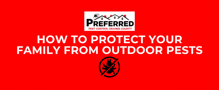 How To Protect Your Family From Outdoor Pests